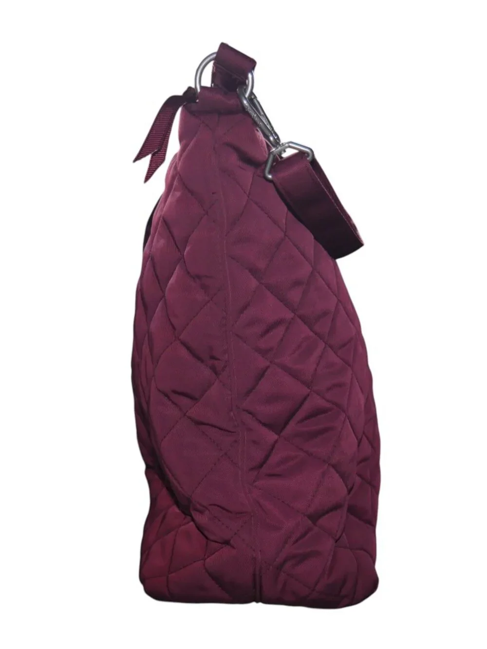 Vera Bradley Slouchy Oversize Hobo Crossbody Purse Bag Quilted Raisin NWT
